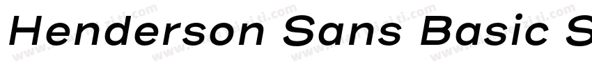 Henderson Sans Basic SemiBold字体转换